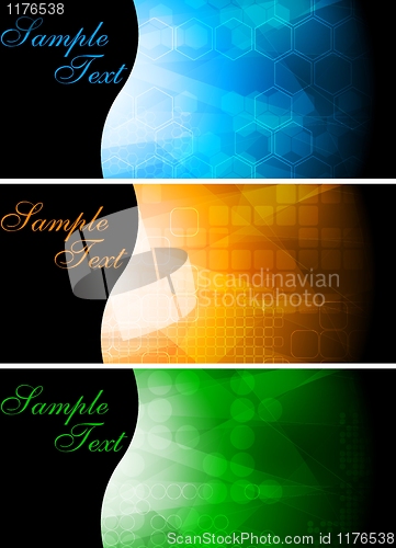 Image of Vibrant tech banners