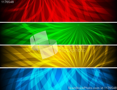 Image of Simple vibrant banners