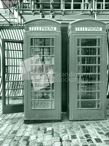 Image of London telephone box