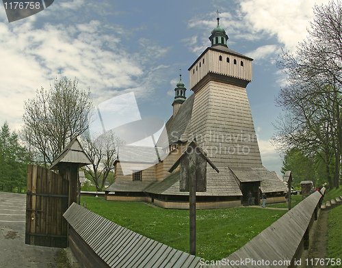 Image of wooden church