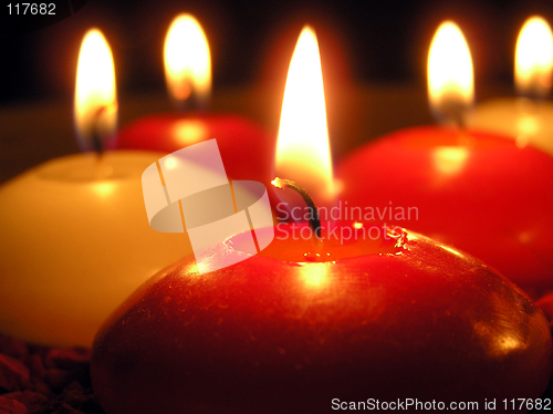 Image of Flaming candles