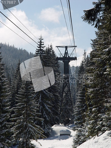 Image of ski-lift in Poland