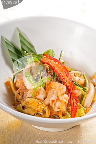 Image of fresh seafood thai salad