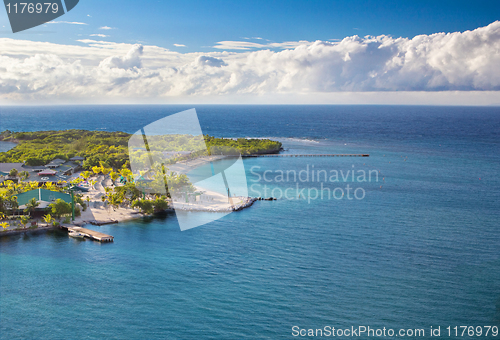 Image of Beach of Isla Roatan in Honduras