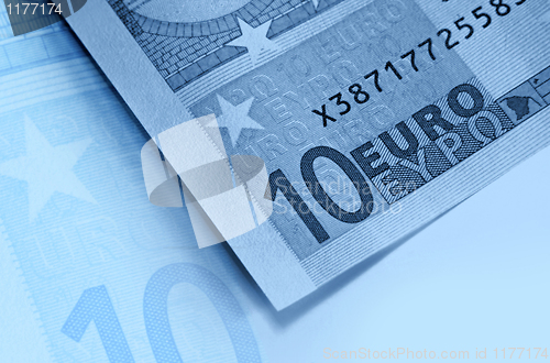 Image of abstract euro money background
