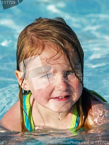 Image of girl in swimming pool