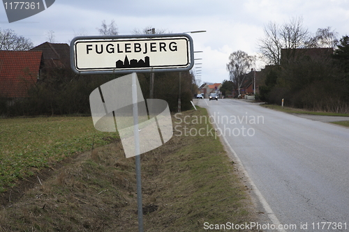 Image of City sign Fuglebjerg