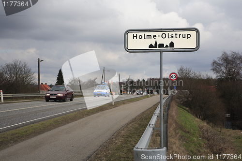 Image of City sign Holme Olstrup