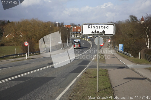 Image of City sign Ringsted