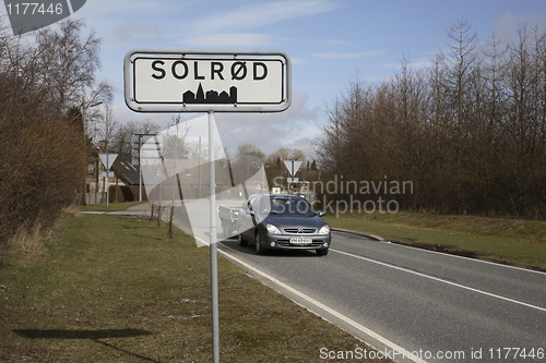 Image of City sign Solrød