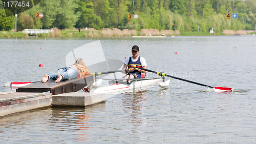 Image of Rowing start