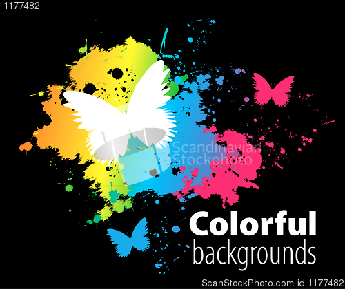 Image of Abstract colorful background
