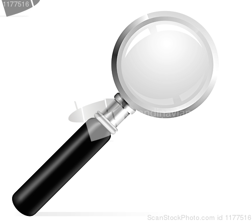 Image of Beautiful vector illustration of a Magnifier 