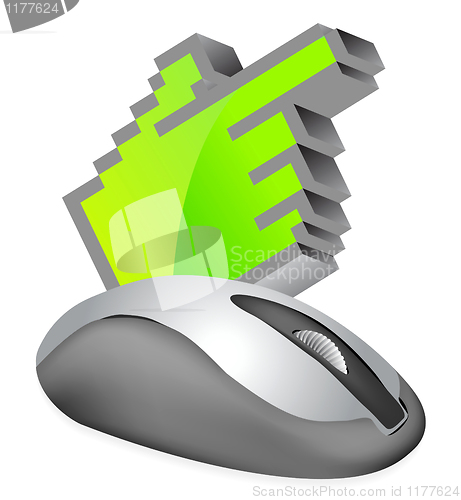 Image of Computer Mouse with cursor 