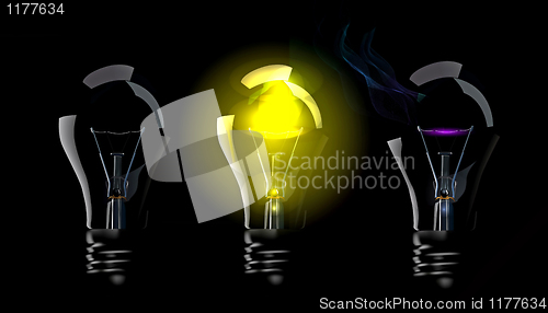 Image of Phase blown bulbs