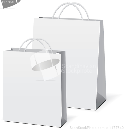 Image of Vector shopping paper bags