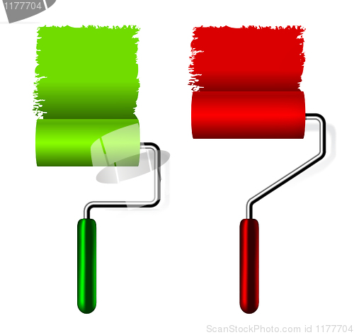 Image of paint roller brush 