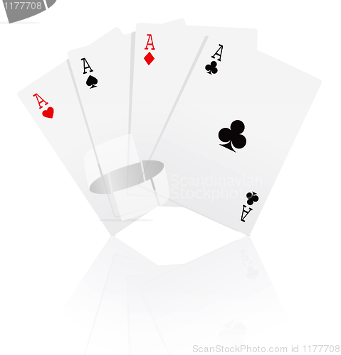 Image of game cards vector 