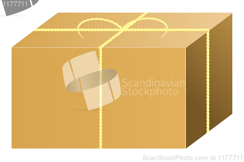 Image of shipping box vector 