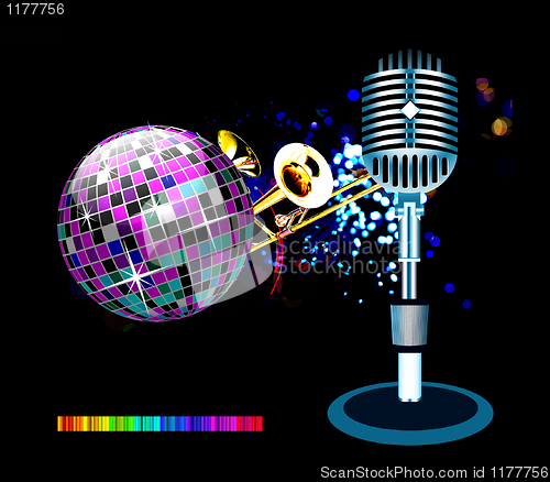 Image of Disco background