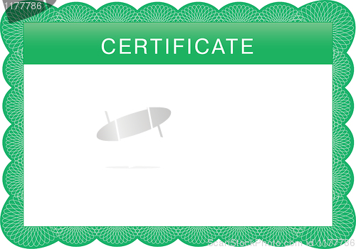 Image of Classic guilloche border for diploma or certificate