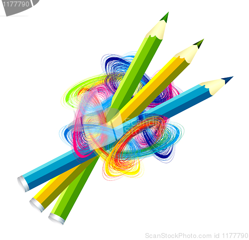 Image of Colored pencils