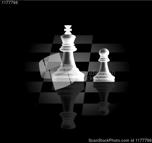 Image of pawn and king
