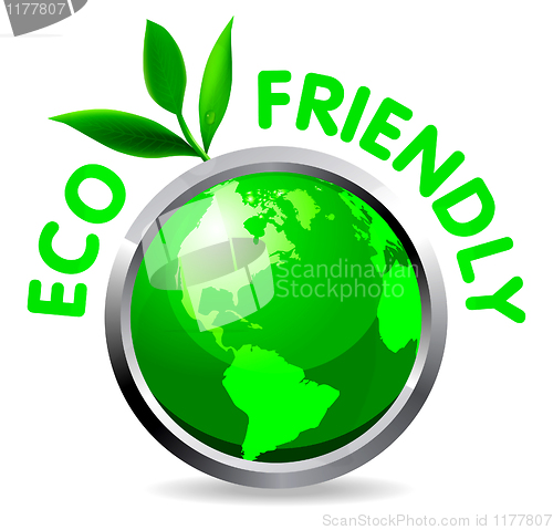 Image of Eco glossy icon