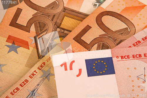 Image of euro money background