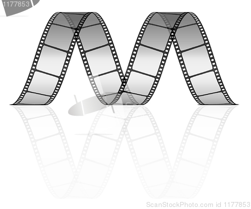 Image of vector film strip 