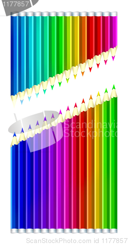 Image of Set of color pencils