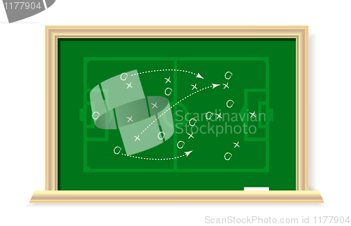 Image of Football Scheme, vector