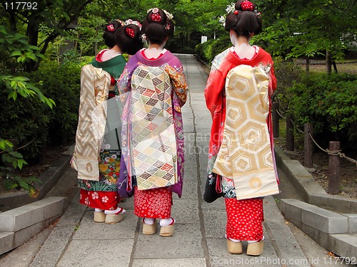 Image of Three geishas
