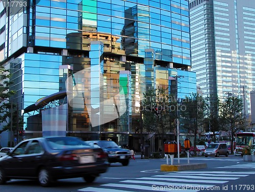 Image of Dusk cityscape