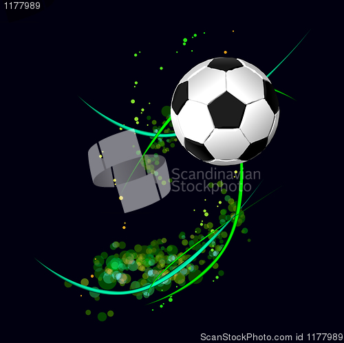 Image of Vector football background