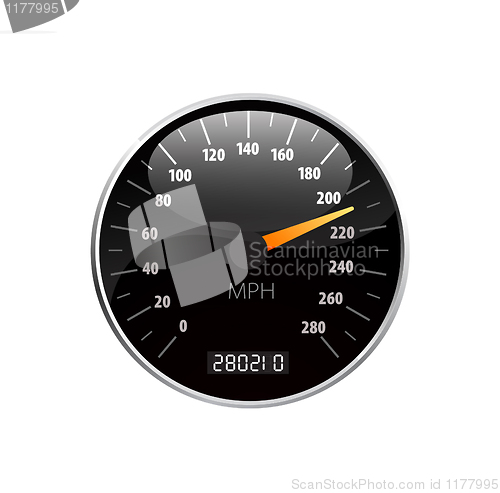 Image of Speedometer vector illustration