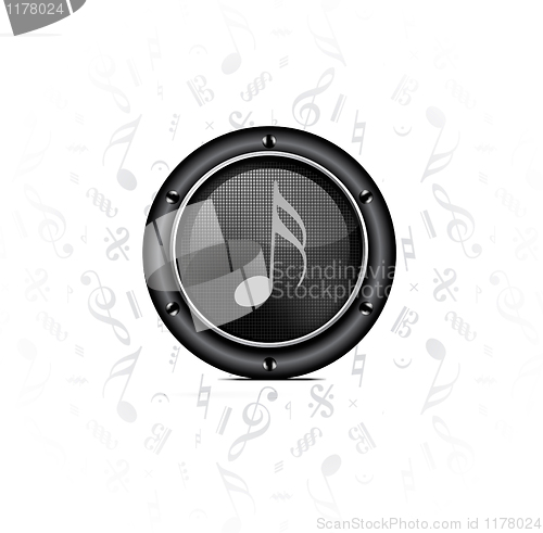 Image of Speaker sound background