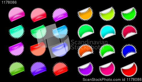 Image of Illustration of stickers 