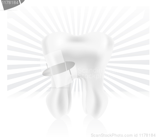 Image of photo-realistic tooth 