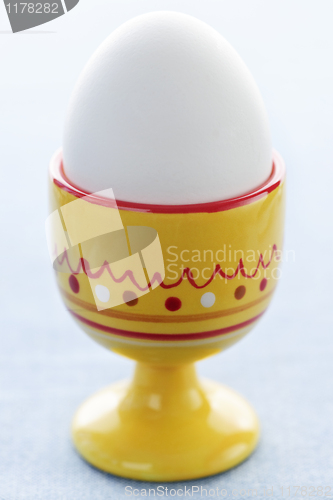 Image of Boiled egg in cup