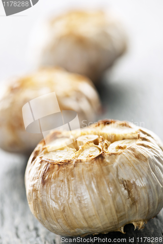 Image of Roasted garlic bulbs