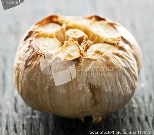 Image of Roasted garlic bulb