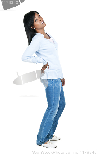 Image of Woman with back pain