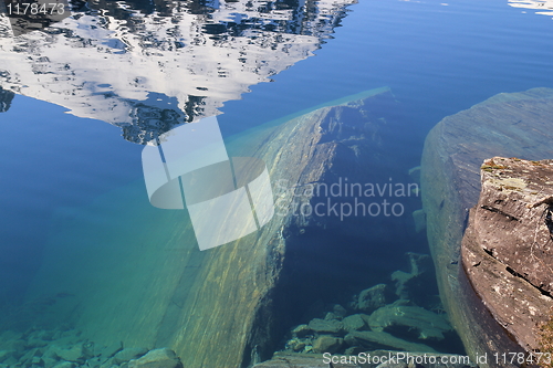 Image of Nice mirror on a lake