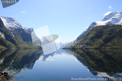 Image of Norwegian fjord