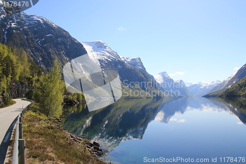 Image of Norwegian fjord