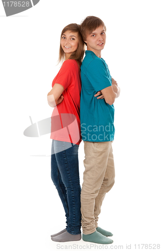 Image of pair of teenagers