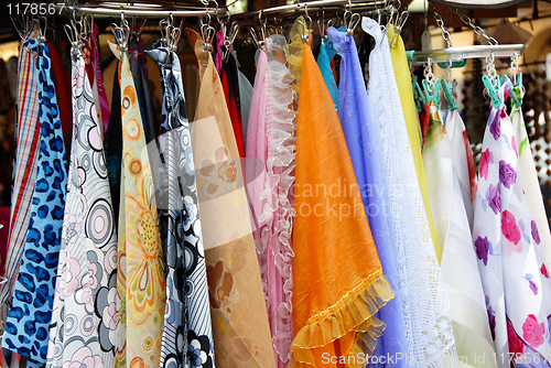 Image of Colorful scarfs