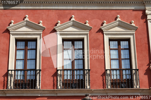 Image of Windows in Seville, Spain