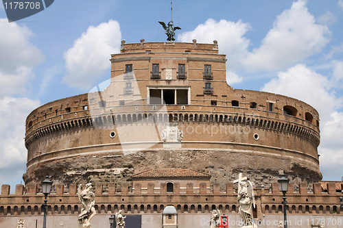 Image of Saint Angel castle in Rome